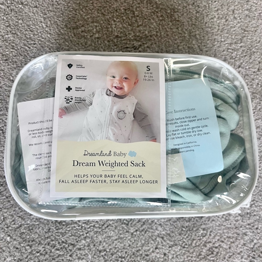 Dreamland Baby Dream Weighted Sleepsack 0-6M Small